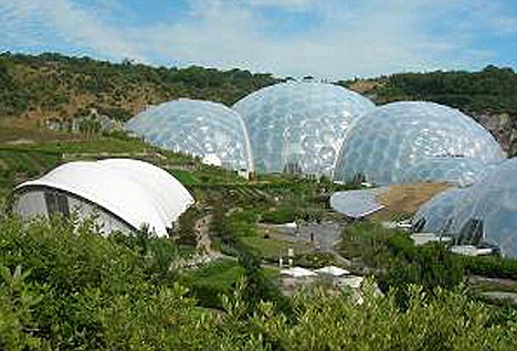 the eden project in cornwall				